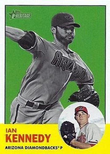 #197b Ian Kennedy - Arizona Diamondbacks - 2012 Topps Heritage Baseball