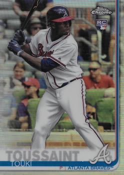#197b Touki Toussaint - Atlanta Braves - 2019 Topps Chrome Baseball