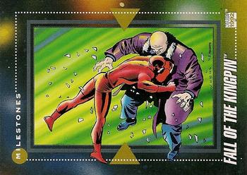 #198 Fall of the Kingpin - 1992 Impel Marvel Universe