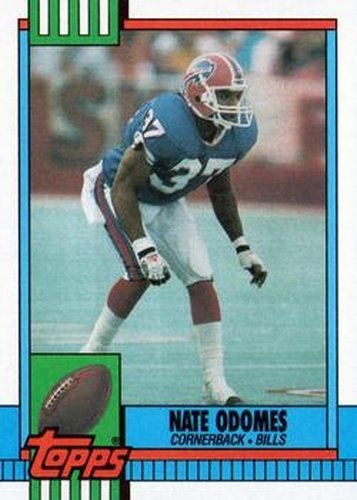 #198 Nate Odomes - Buffalo Bills - 1990 Topps Football