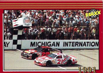 #198 Davey Allison / Dale Jarrett Cars - Wood Brothers Racing / Robert Yates Racing - 1992 Maxx Racing