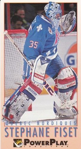 #198 Stephane Fiset - Quebec Nordiques - 1993-94 Fleer PowerPlay Hockey