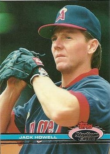 #198 Jack Howell - California Angels - 1991 Stadium Club Baseball