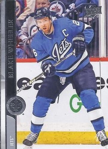 #198 Blake Wheeler - Winnipeg Jets - 2020-21 Upper Deck Hockey