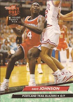 #198 Dave Johnson - Portland Trail Blazers - 1992-93 Ultra Basketball