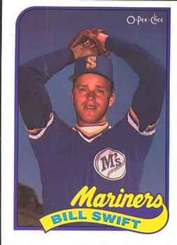 #198 Bill Swift - Seattle Mariners - 1989 O-Pee-Chee Baseball