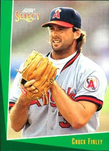 #198 Chuck Finley - California Angels - 1993 Select Baseball