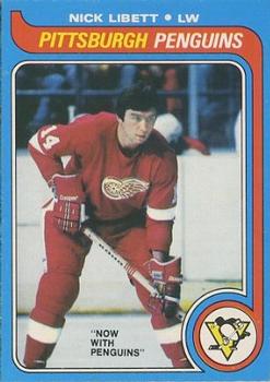 #198 Nick Libett - Pittsburgh Penguins - 1979-80 O-Pee-Chee Hockey