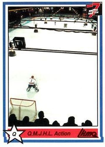 #198 QMJHL Action - 1990-91 7th Inning Sketch QMJHL Hockey