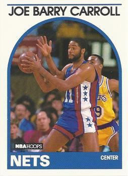 #198 Joe Barry Carroll - New Jersey Nets - 1989-90 Hoops Basketball