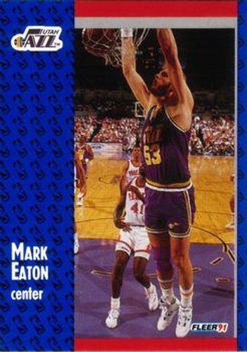 #198 Mark Eaton - Utah Jazz - 1991-92 Fleer Basketball