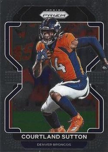 #198 Courtland Sutton - Denver Broncos - 2021 Panini Prizm Football