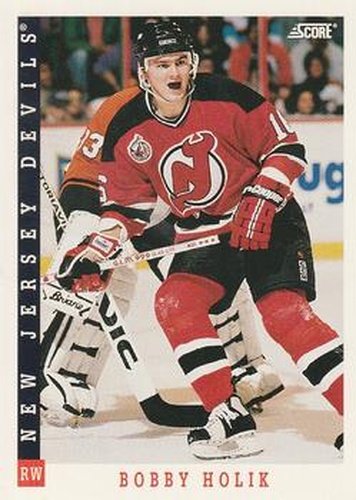 #198 Bobby Holik - New Jersey Devils - 1993-94 Score Canadian Hockey