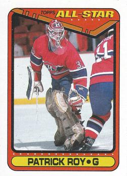 #198 Patrick Roy - Montreal Canadiens - 1990-91 Topps Hockey