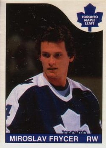#198 Miroslav Frycer - Toronto Maple Leafs - 1985-86 O-Pee-Chee Hockey