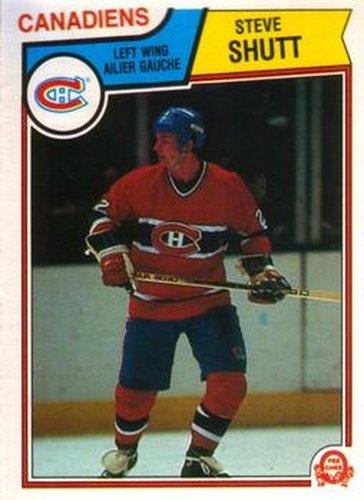 #198 Steve Shutt - Montreal Canadiens - 1983-84 O-Pee-Chee Hockey