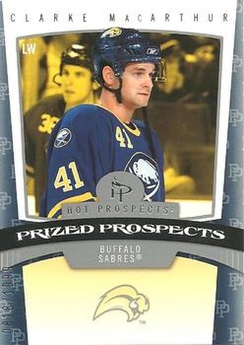#198 Clarke MacArthur - Buffalo Sabres - 2006-07 Fleer Hot Prospects Hockey