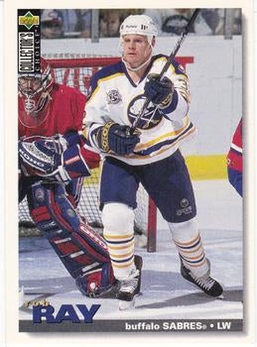 #198 Rob Ray - Buffalo Sabres - 1995-96 Collector's Choice Hockey
