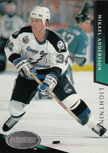 #198 Mikael Andersson - Tampa Bay Lightning - 1993-94 Parkhurst Hockey