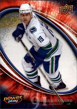 #198 Markus Naslund - New York Rangers - 2008-09 Upper Deck Power Play Box Set Hockey