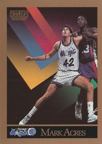 #198 Mark Acres - Orlando Magic - 1990-91 SkyBox Basketball