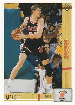 #198 Alan Ogg - Miami Heat - 1991-92 Upper Deck Basketball