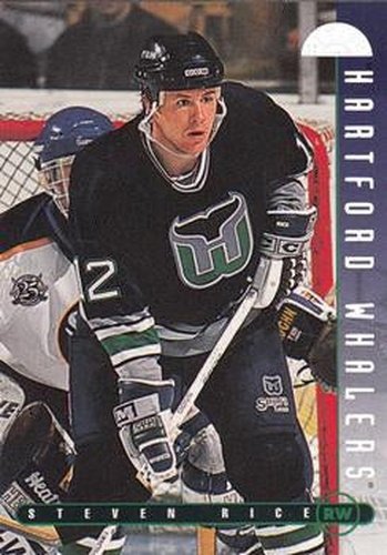 #198 Steven Rice - Hartford Whalers - 1995-96 Leaf Hockey