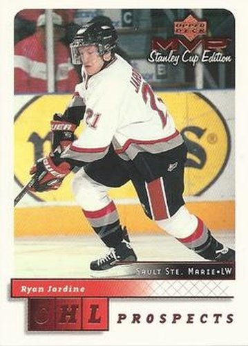 #198 Ryan Jardine - Sault Ste. Marie Greyhounds - 1999-00 Upper Deck MVP Stanley Cup Edition Hockey