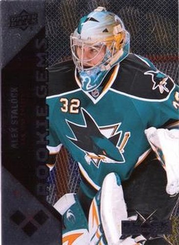 #198 Alex Stalock - San Jose Sharks - 2011-12 Upper Deck Black Diamond Hockey