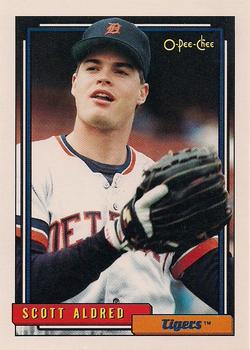 #198 Scott Aldred - Detroit Tigers - 1992 O-Pee-Chee Baseball
