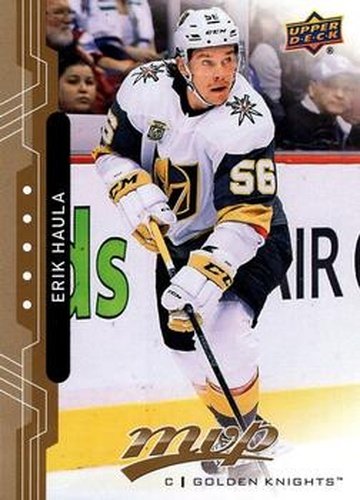 #198 Erik Haula - Vegas Golden Knights - 2018-19 Upper Deck MVP Hockey