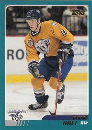 #198 Adam Hall - Nashville Predators - 2003-04 Topps Hockey