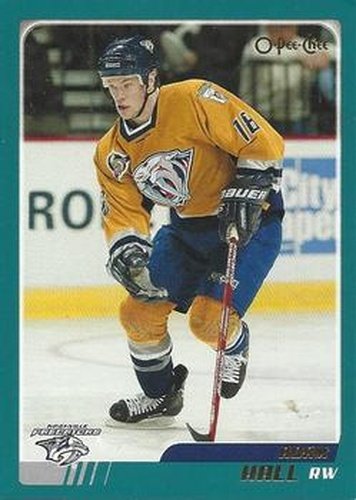 #198 Adam Hall - Nashville Predators - 2003-04 O-Pee-Chee Hockey
