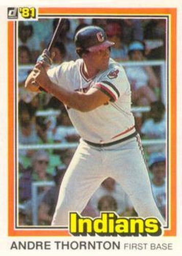 #198 Andre Thornton - Cleveland Indians - 1981 Donruss Baseball