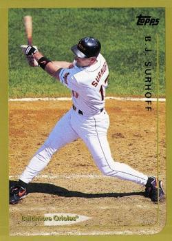 #198 B.J. Surhoff - Baltimore Orioles - 1999 Topps Baseball