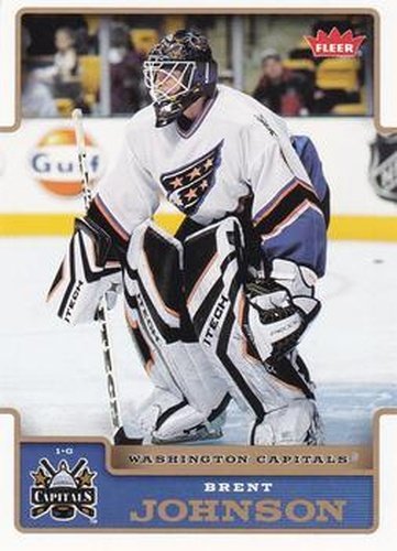 #198 Brent Johnson - Washington Capitals - 2006-07 Fleer Hockey