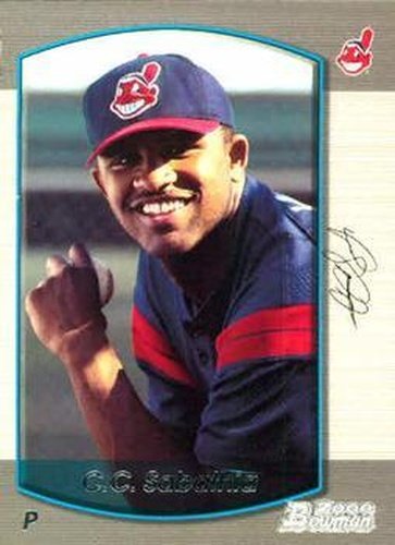 #198 C.C. Sabathia - Cleveland Indians - 2000 Bowman Baseball