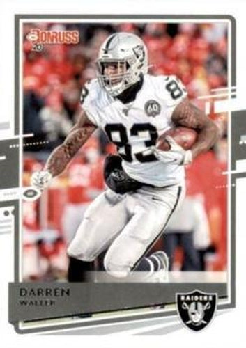 #198 Darren Waller - Las Vegas Raiders - 2020 Donruss Football