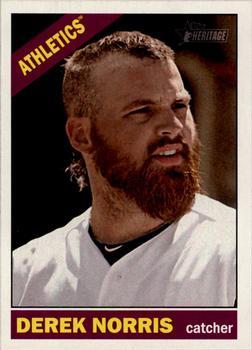 #198 Derek Norris - Oakland Athletics - 2015 Topps Heritage Baseball