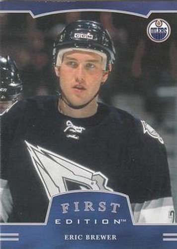 #198 Eric Brewer - Edmonton Oilers - 2002-03 Be a Player First Edition Hockey