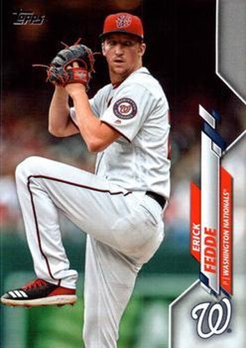 #198 Erick Fedde - Washington Nationals - 2020 Topps Baseball