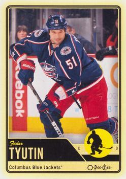 #198 Fedor Tyutin - Columbus Blue Jackets - 2012-13 O-Pee-Chee Hockey