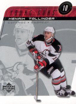 #198 Henrik Tallinder - Buffalo Sabres - 2002-03 Upper Deck Hockey