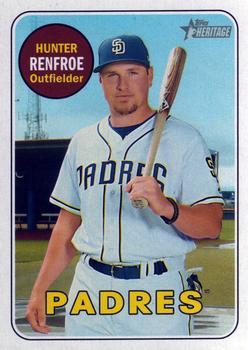 #198 Hunter Renfroe - San Diego Padres - 2018 Topps Heritage Baseball