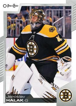 #198 Jaroslav Halak - Boston Bruins - 2020-21 O-Pee-Chee Hockey