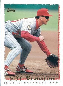 #198 Jeff Branson - Cincinnati Reds - 1995 Topps Baseball