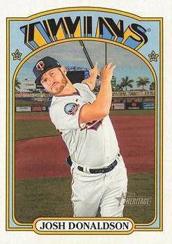 #198 Josh Donaldson - Minnesota Twins - 2021 Topps Heritage Baseball