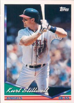 #198 Kurt Stillwell - California Angels - 1994 Topps Baseball
