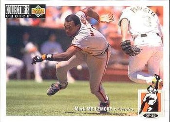 #198 Mark McLemore - Baltimore Orioles - 1994 Collector's Choice Baseball