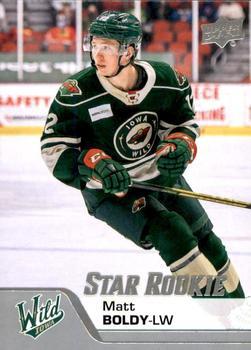 #198 Matt Boldy - Iowa Wild - 2020-21 Upper Deck AHL Hockey